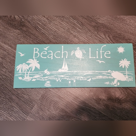 Other - BEACH LIFE wall decor for nautical or coastal home/ office